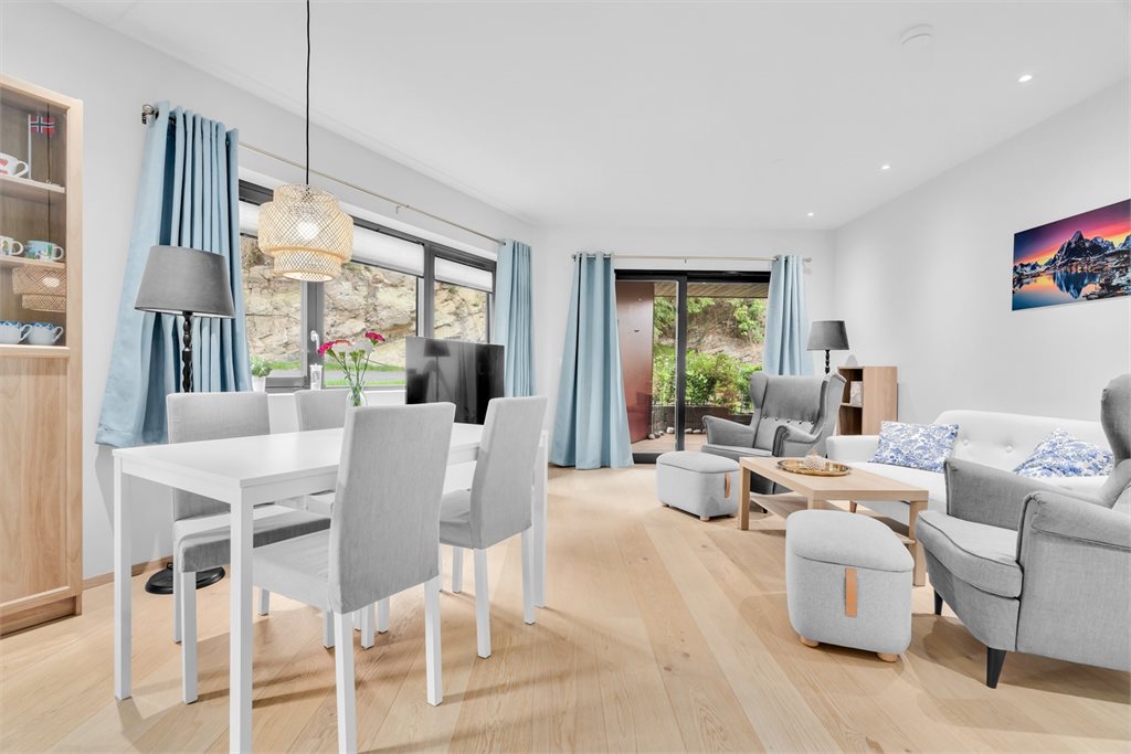 Fin 3-roms beliggende på bakkeplan!